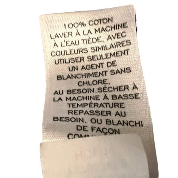 Nordstrom Rack Mens Trim Fit Button Down Shirt Size 16 34/35 Navy Blue w White - Picture 6 of 9